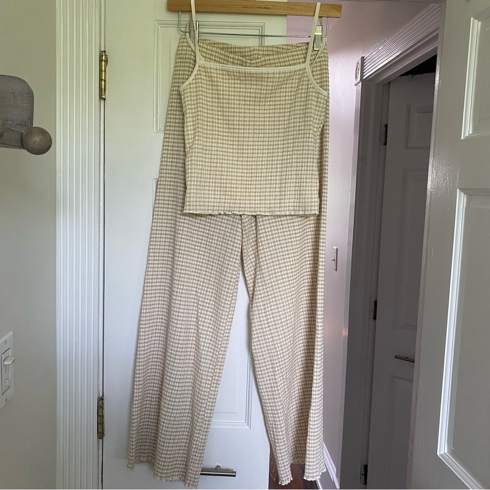 Wilfred Seersucker Cami/Pants Set
